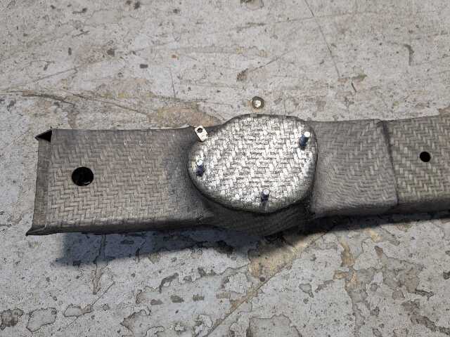 01-06 OEM BMW E46 M3 REAR Bumper Reinforcement Rebar Carrier Impact Bar CARBON