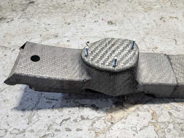 01-06 OEM BMW E46 M3 REAR Bumper Reinforcement Rebar Carrier Impact Bar CARBON