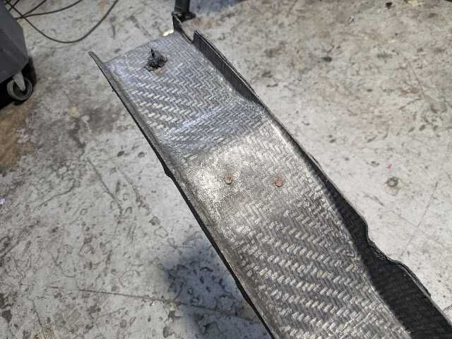 01-06 OEM BMW E46 M3 REAR Bumper Reinforcement Rebar Carrier Impact Bar CARBON