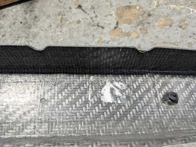 01-06 OEM BMW E46 M3 REAR Bumper Reinforcement Rebar Carrier Impact Bar CARBON