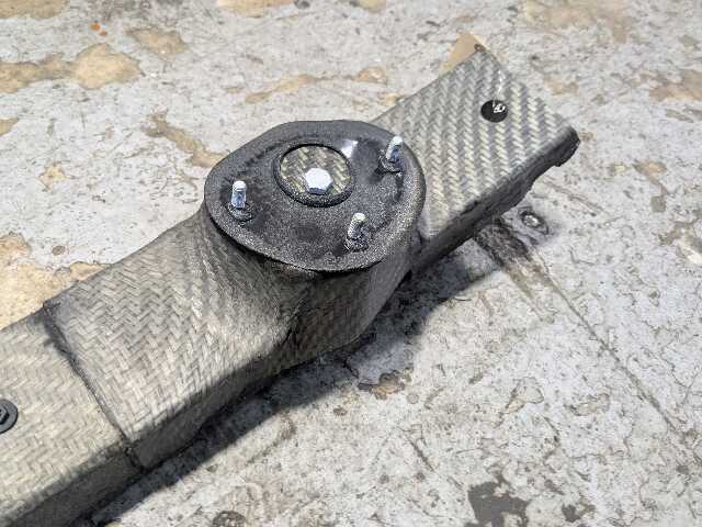 01-06 OEM BMW E46 M3 REAR Bumper Reinforcement Rebar Carrier Impact Bar CARBON
