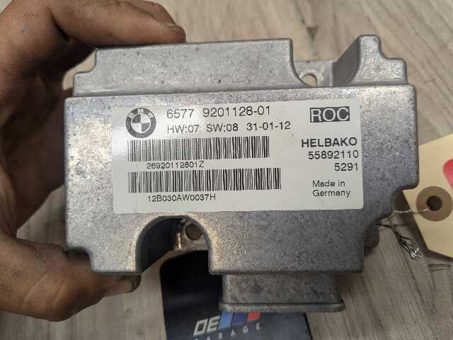 07-13 OEM BMW E88 E93 335 M3 Convertible ROC Rollover Roof Top Control Module