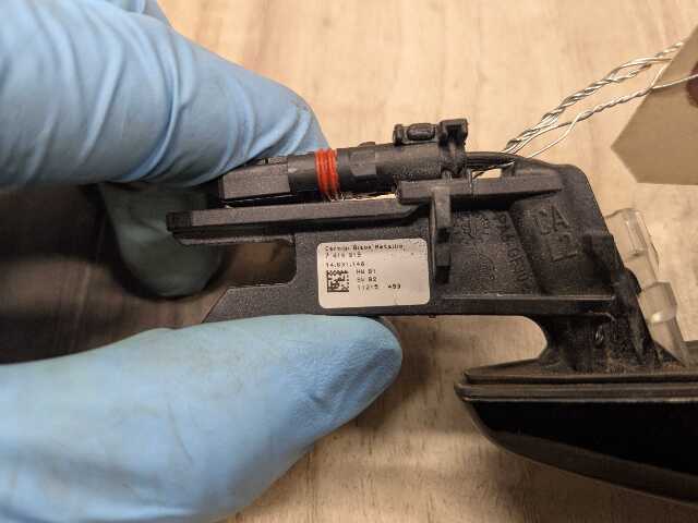*OEM BMW F15 F16 F85 F86 X5 X6 Left Driver Door Handle COMFORT ACCESS Black 416