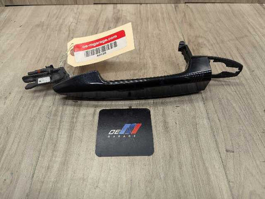 *OEM BMW F15 F16 F85 F86 X5 X6 Left Driver Door Handle COMFORT ACCESS Black 416