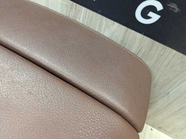 14-19 OEM BMW F15 F16 X5 X6 Front Center Console Arm Rest Leather TERRA