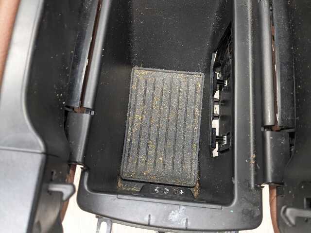 14-19 OEM BMW F15 F16 X5 X6 Front Center Console Arm Rest Leather TERRA
