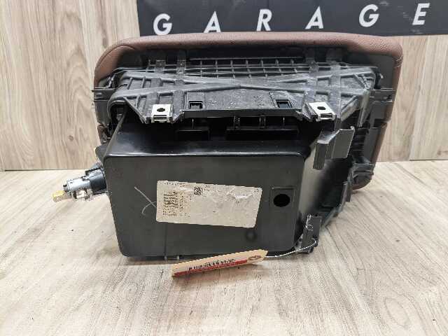 14-19 OEM BMW F15 F16 X5 X6 Front Center Console Arm Rest Leather TERRA