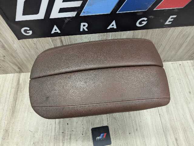 14-19 OEM BMW F15 F16 X5 X6 Front Center Console Arm Rest Leather TERRA