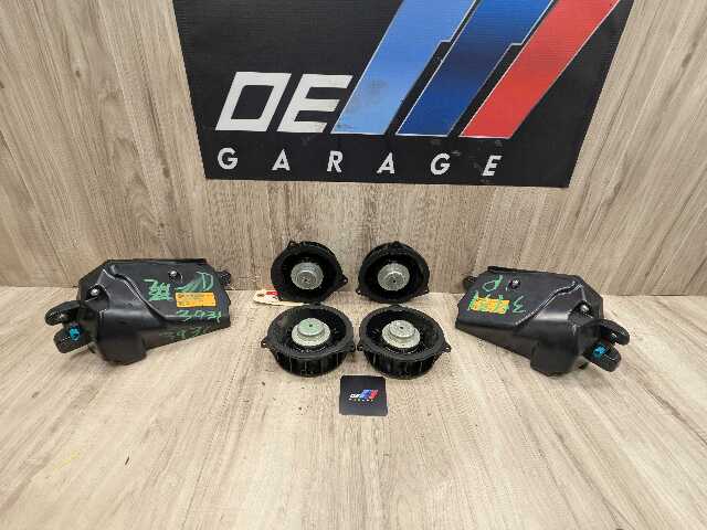 14-19 OEM BMW F15 F16 F85 F86 X5 X6 X5M Loud Mid Range Speaker Tweeters SET (6)