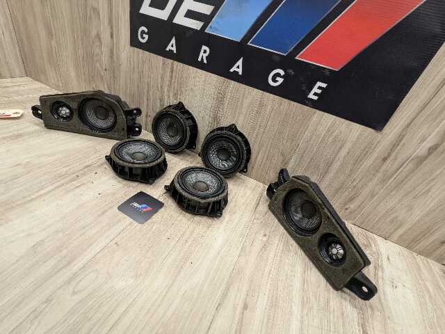 14-19 OEM BMW F15 F16 F85 F86 X5 X6 X5M Loud Mid Range Speaker Tweeters SET (6)