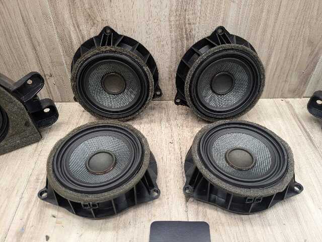 14-19 OEM BMW F15 F16 F85 F86 X5 X6 X5M Loud Mid Range Speaker Tweeters SET (6)
