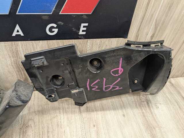 15-18 OEM BMW F86 X6M Rear Right Passenger Bumper Support Brackets Mounts Guides