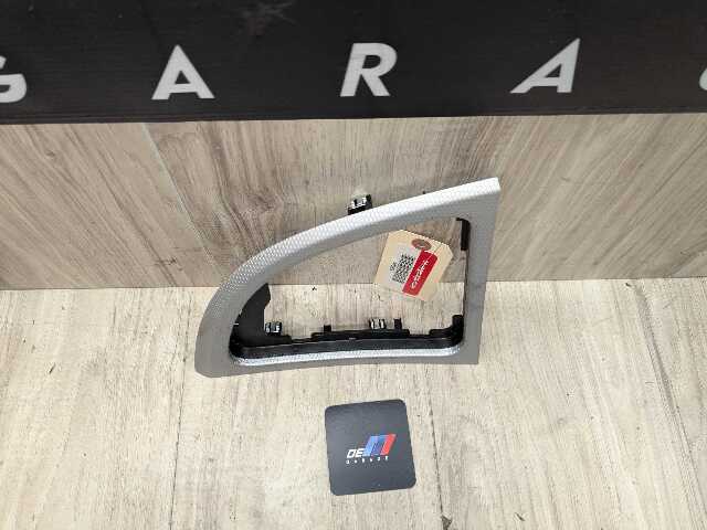 08-13 OEM BMW E82 E88 135 Center Console Aluminum Silver Trim