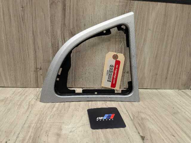 08-13 OEM BMW E82 E88 135 Center Console Aluminum Silver Trim