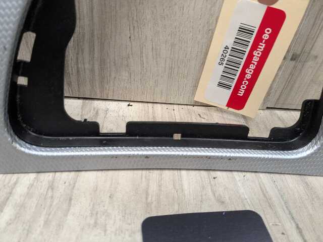 08-13 OEM BMW E82 E88 135 Center Console Aluminum Silver Trim