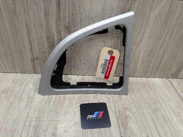 08-13 OEM BMW E82 E88 135 Center Console Aluminum Silver Trim
