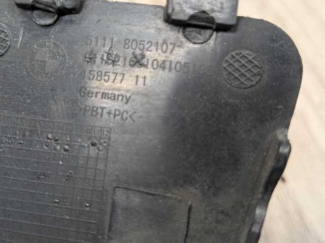 OEM BMW E82 E88 Front Bumper Left Drive Side Nozzle Washer Cover Blue 896