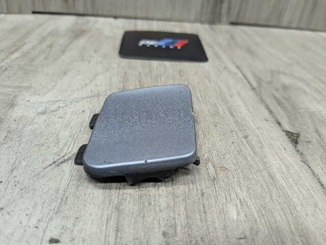 OEM BMW E82 E88 Front Bumper Left Drive Side Nozzle Washer Cover Blue 896