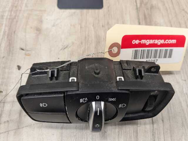 OEM BMW F15 F16 F85 F86 X5 X6 Headlight Switch Control Panel Light Module BLACK*