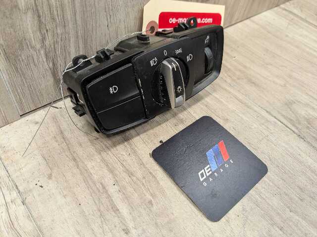 OEM BMW F15 F16 F85 F86 X5 X6 Headlight Switch Control Panel Light Module BLACK*