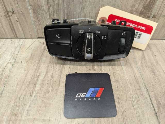 OEM BMW F15 F16 F85 F86 X5 X6 Headlight Switch Control Panel Light Module BLACK*
