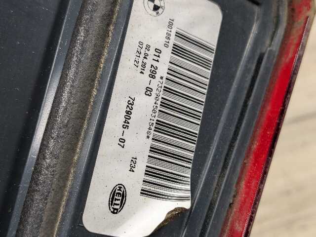 14-18 OEM BMW F15 F85 X5 X5M Rear Left Driver Side Trunk Inner Stop Tail Light