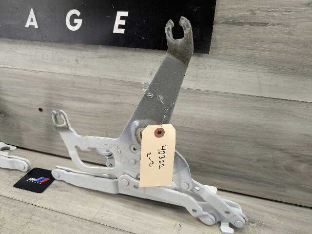 OEM BMW F15 F16 F85 F86 X5 X6 Left Right Hood Hinge Support Bracket SET Gray