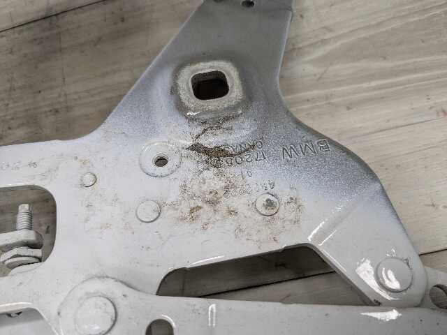 OEM BMW F15 F16 F85 F86 X5 X6 Left Right Hood Hinge Support Bracket SET Gray
