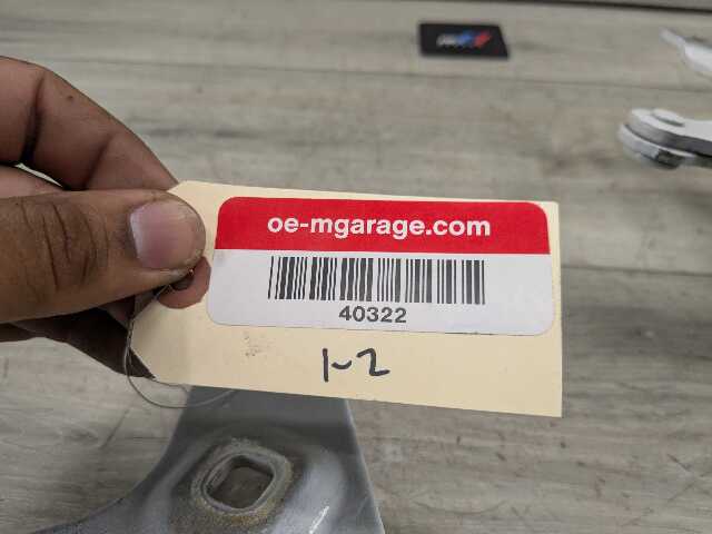 OEM BMW F15 F16 F85 F86 X5 X6 Left Right Hood Hinge Support Bracket SET Gray
