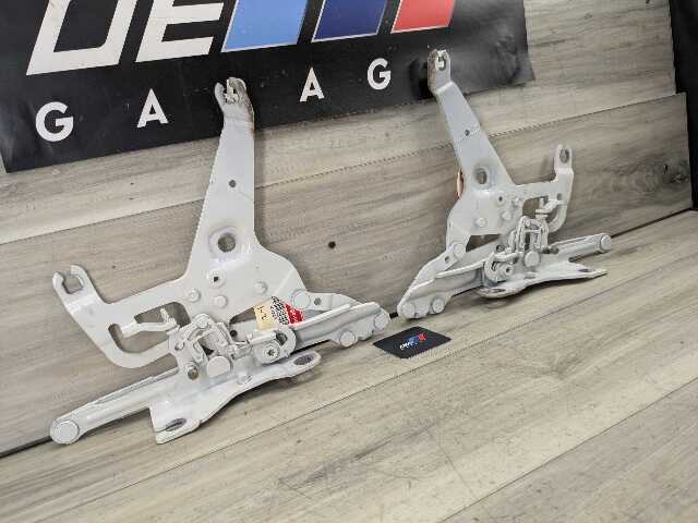 OEM BMW F15 F16 F85 F86 X5 X6 Left Right Hood Hinge Support Bracket SET Gray