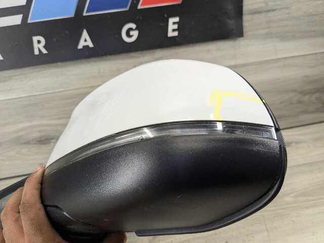 14-18 OEM BMW F15 X5 Left Driver Side Mirror Assembly Auto Dip Heated Gray