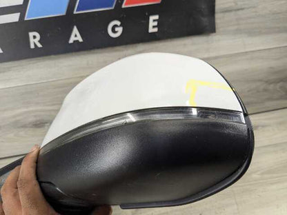 14-18 OEM BMW F15 X5 Left Driver Side Mirror Assembly Auto Dip Heated Gray