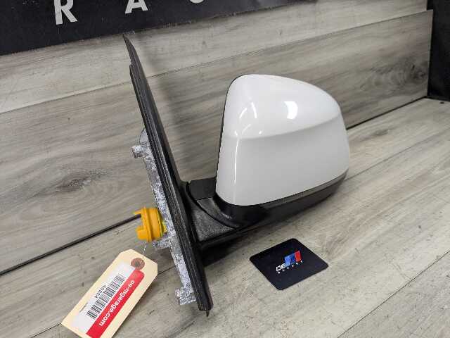 14-18 OEM BMW F15 X5 Left Driver Side Mirror Assembly Auto Dip Heated Gray