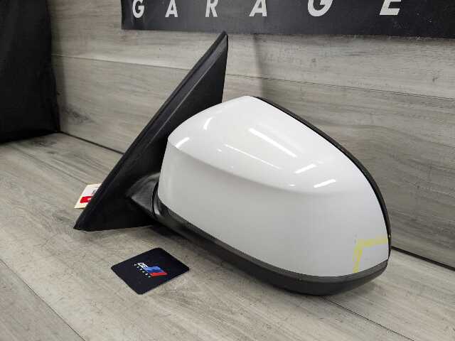 14-18 OEM BMW F15 X5 Left Driver Side Mirror Assembly Auto Dip Heated Gray