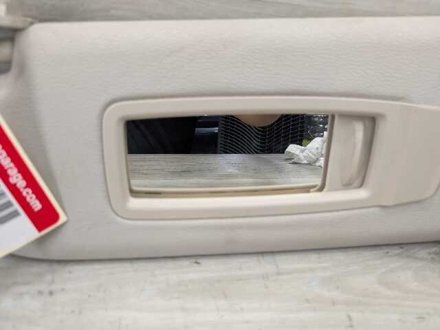 14-18 OEM BMW F15 F85 X5 BEIGE Left Right Interior Sun Visor Leather SET
