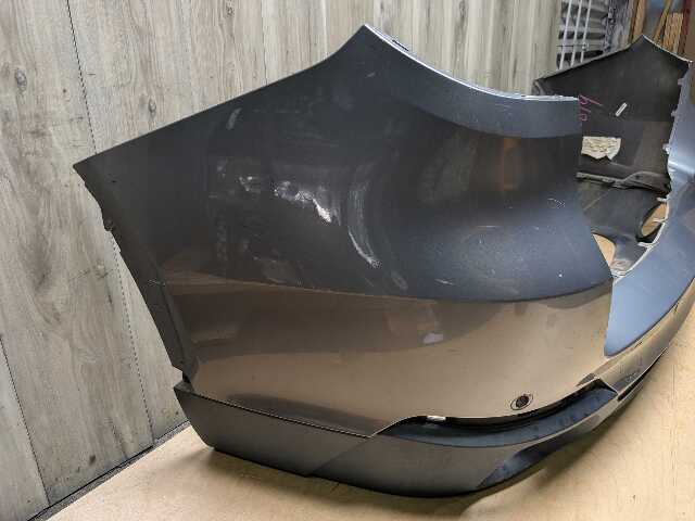 14-18 OEM BMW F15 X5 Rear Bumper Cover PDC Holes w/ Diffuser N55 N57 Gray A52