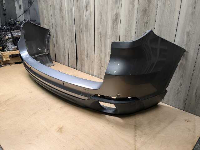 14-18 OEM BMW F15 X5 Rear Bumper Cover PDC Holes w/ Diffuser N55 N57 Gray A52