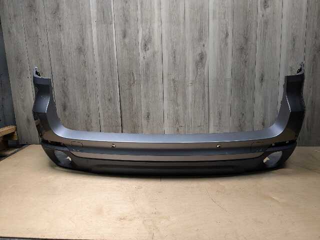 14-18 OEM BMW F15 X5 Rear Bumper Cover PDC Holes w/ Diffuser N55 N57 Gray A52