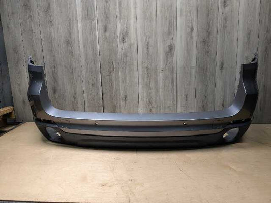 14-18 OEM BMW F15 X5 Rear Bumper Cover PDC Holes w/ Diffuser N55 N57 Gray A52