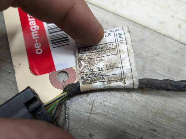 14-18 OEM BMW F15 X5 REAR Parking Distance Sensors PDC Wire Wiring Harness