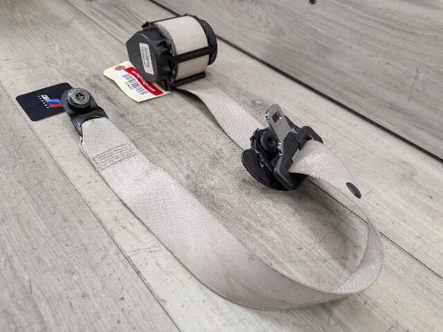 14-18 OEM BMW F15 X5 REAR Right Passenger Seatbelt Seat Belt Retractor BEIGE