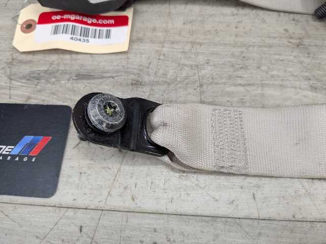 14-18 OEM BMW F15 X5 REAR Right Passenger Seatbelt Seat Belt Retractor BEIGE