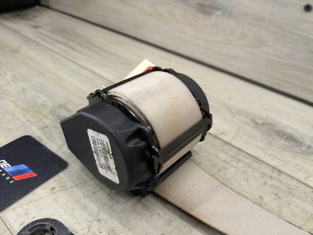 14-18 OEM BMW F15 X5 REAR Left Driver Side Seatbelt Seat Belt Retractor BEIGE