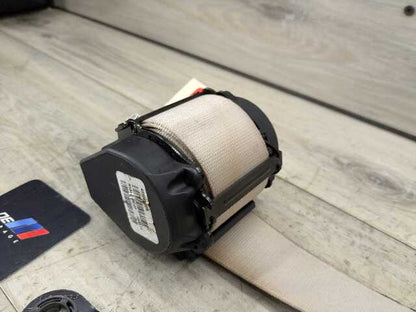 14-18 OEM BMW F15 X5 REAR Left Driver Side Seatbelt Seat Belt Retractor BEIGE