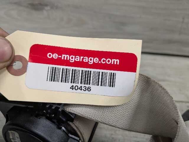 14-18 OEM BMW F15 X5 REAR Left Driver Side Seatbelt Seat Belt Retractor BEIGE