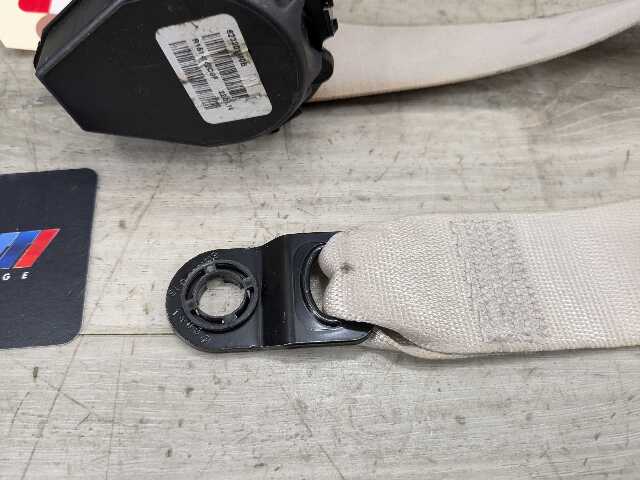 14-18 OEM BMW F15 X5 REAR Left Driver Side Seatbelt Seat Belt Retractor BEIGE