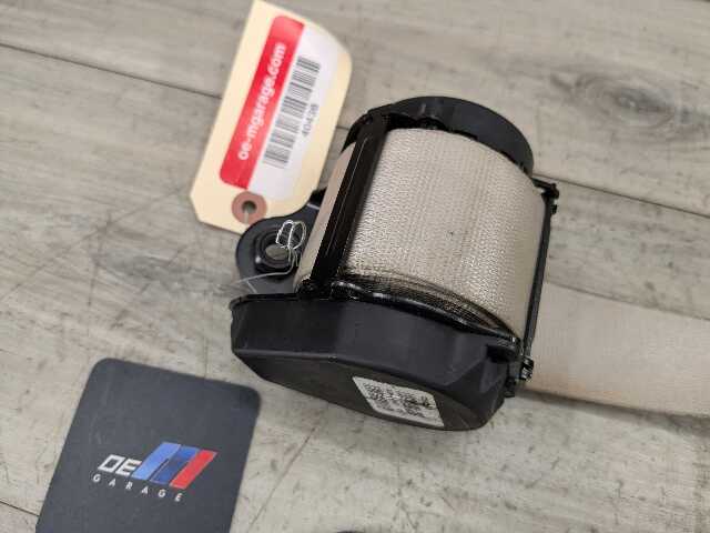 14-18 OEM BMW F15 X5 REAR Left Driver Side Seatbelt Seat Belt Retractor BEIGE