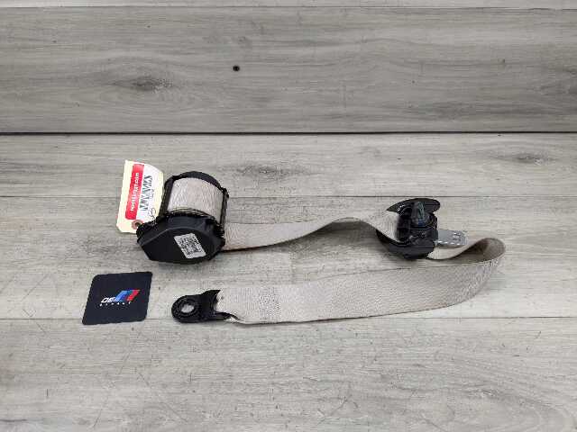 14-18 OEM BMW F15 X5 REAR Left Driver Side Seatbelt Seat Belt Retractor BEIGE