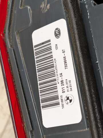 14-18 OEM BMW F15 F85 X5 X5M Rear Right Passenger Trunk Inner Stop Tail Light