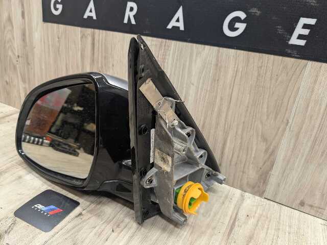 14-18 OEM BMW F15 X5 Left Driver Side Mirror Heated Camera SHADOW GLOSS Gray A52